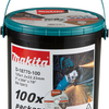 Makita accessoires disque à tronçonner acier inoxydable 125x22,23x1,2mm, 100 pièces - d-18770-100