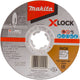 Accessoires Makita e-00418 | disque à tronçonner | x-verrouillage | 125x1,2x22,23 mm | acier inoxydable | 10 pièces - e-00418