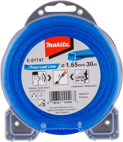 Accessoires Makita e-01747 | ligne de tonte | 1,65x30 m | bleu - e-01747