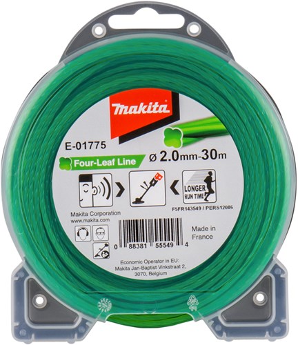 Accessoires Makita Ligne de coupe e-01775 pour, entre autres, dur368 | 2 mm, 30 m - e-01775