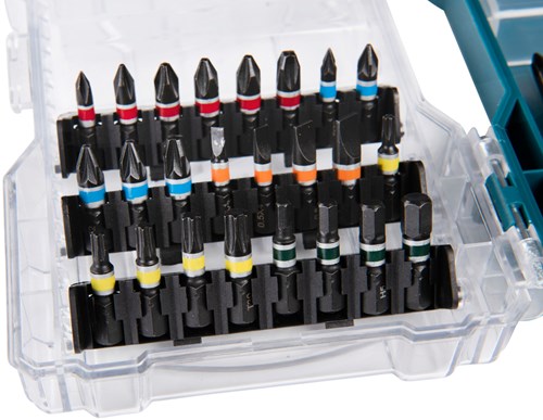 Accessoires Makita e-07076 | jeu de bits | morceaux courts et longs | 32 pièces - e-07076