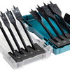 Accessoires Makita e-08698 jeu de perceuses rapides | 150 mm | 1 4 hexagone | 8 pièces - e-08698