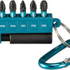 Imp Makita accessoires e-11994 jeu d'embouts de tournevis à percussion | 8 pièces | 25mm | x acte noir - e-11994
