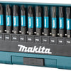 Imp Makita accessoires e-12011 jeu d'embouts de tournevis à percussion | 10 pièces | x acte noir - e-12011