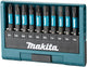 Imp Makita accessoires e-12011 jeu d'embouts de tournevis à percussion | 10 pièces | x acte noir - e-12011