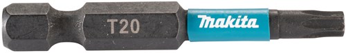 Imp Makita accessoires e-12429 embout de tournevis à percussion | t20x50mm | xact noir | 10 pièces - e-12429