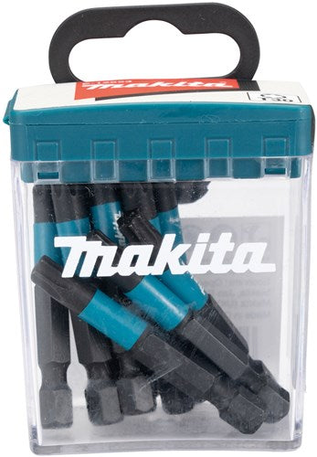 Imp Makita accessoires e-12675 embout de tournevis à percussion | t30x50mm | xact noir | 10 pièces - e-12675