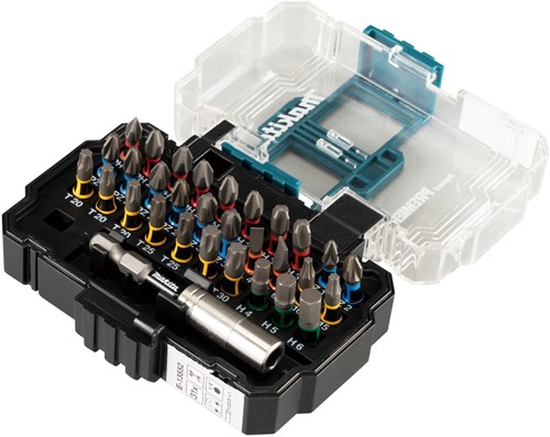 Accessoires Imp makita e-13552 | jeu d'embouts de tournevis à percussion | 31 pièces | 25mm | agir comme premier ministre - e-13552