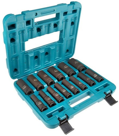 Jeu de douilles à chocs Makita 1 2 14 pièces