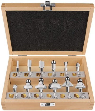 Makita accessoires cutter set 12 pièces 8mm - d-53556 - d-53556