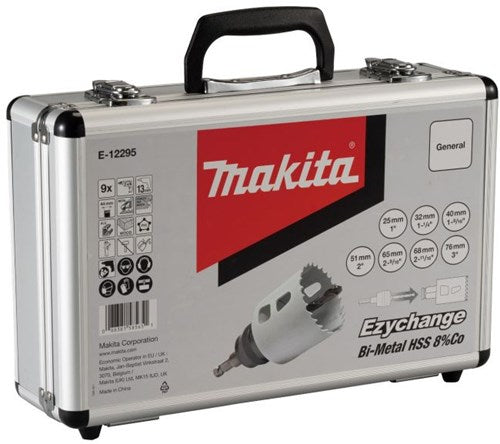 Makita accessoires jeu de scies cloches 9 pièces ezy e-inst. e-12295 - e-12295