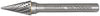 Accessoires Makita HM fraise cône à tête pointue pour métal - b-52847 - b-52847
