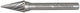 Accessoires Makita HM fraise cône à tête pointue pour métal - b-52847 - b-52847