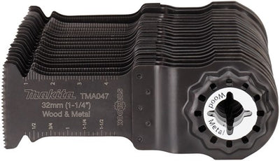 Accessoires Makita lame de scie plongeante 32 mm bois métal (20 pcs) - b-64814-20 - b-64814-20