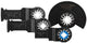 Makita accessoires ensemble de scie plongeante multi-outils 4 pièces starlock tma045, tma047, tma053, tma058 - b-67480