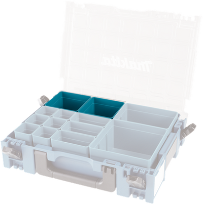 Boîte d'insertion d'accessoires Makita 100x100mm mbox organisateur - 191x95-9 - 191x95-9
