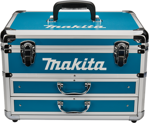 Mallette accessoires Makita aluminium bleu - 823340-7 823340-7