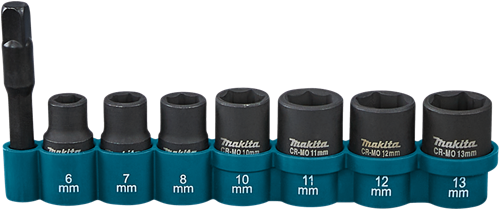 Makita accessoires jeu de douilles à chocs 8 pièces - e-12289 - e-12289