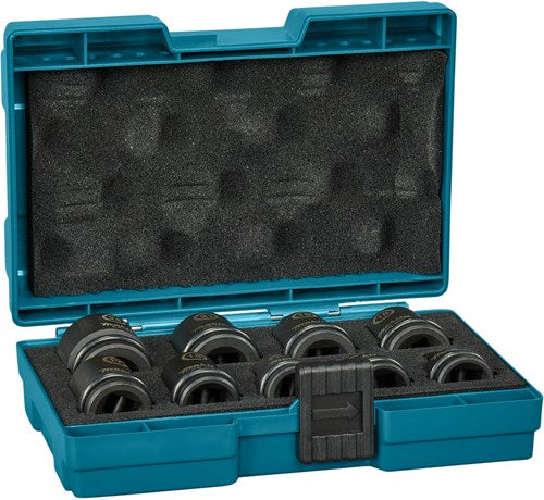 Imp Makita accessoires jeu de douilles à chocs 9 pièces acte noir, 1 2 vk - e-16564