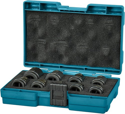 Imp Makita accessoires jeu de prises de courant acte noir, 1 2" 9 pièces - e-16570