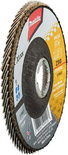 Accessoires Makita disque de ponçage à lamelles x-lock 125mm z80 - d-76021 - d-76021
