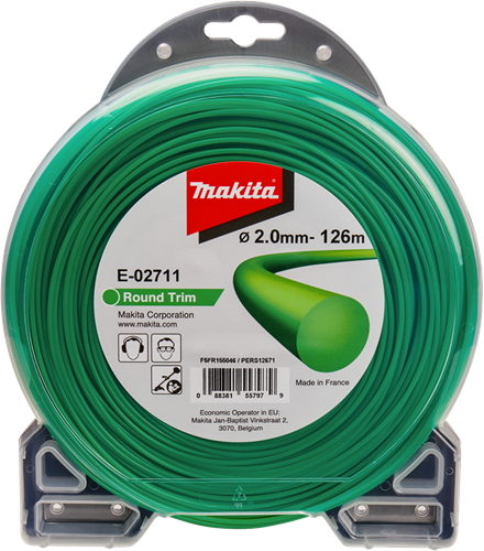Accessoires Makita fil de coupe 2,0x126m rond - e-02711 - e-02711