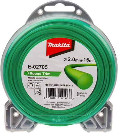 Accessoires Makita fil de coupe 2,0x15m rond - e-02705 - e-02705