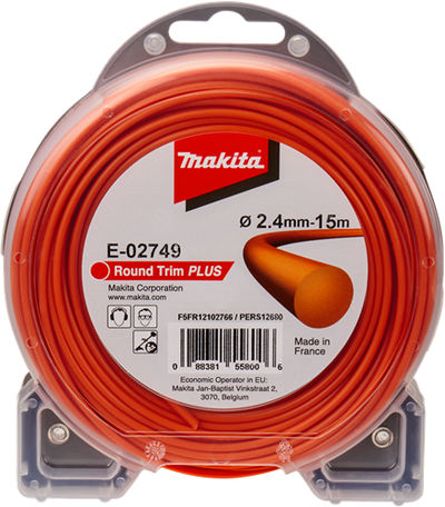 Accessoires Makita fil de coupe 2,4x15m rond - e-02749 e-02749