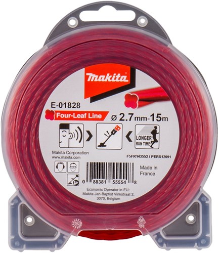 Accessoires Makita fil de coupe 2,7x15m rouge - e-01828 - e-01828