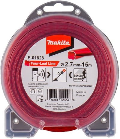 Accessoires Makita fil de coupe 2,7x15m rouge - e-01828 - e-01828