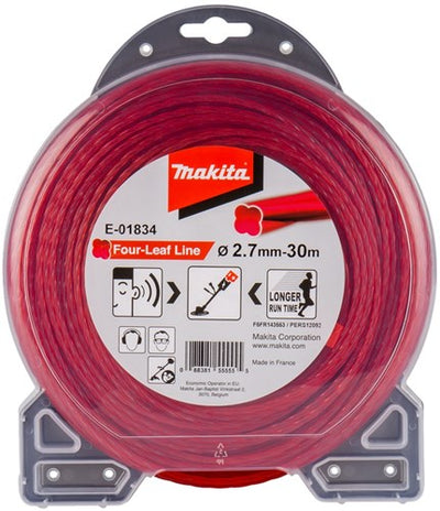 Accessoires Makita fil de coupe 2,7x30m rouge - e-01834