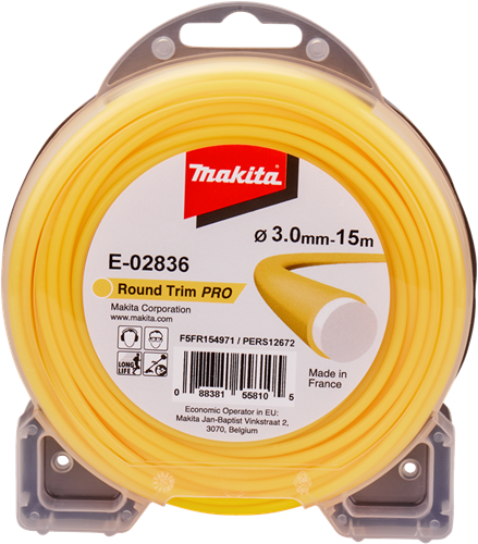 Accessoires Makita fil de coupe 3,0x15m rond - e-02836 e-02836