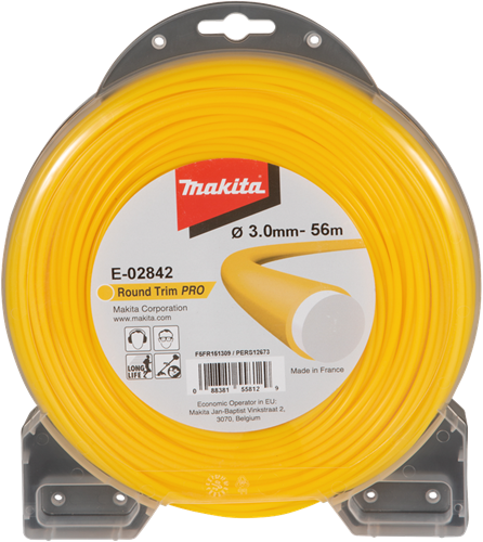 Accessoires Makita fil de coupe 3,0x56m rond - e-02842 e-02842