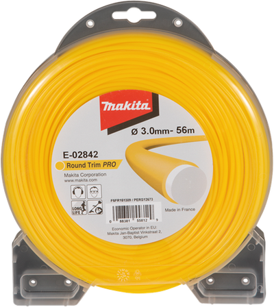 Accessoires Makita fil de coupe 3,0x56m rond - e-02842 e-02842