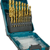 Makita accessoires jeu de forets à métaux hss-t 19 pièces - d-72229
