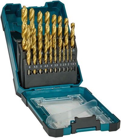 Makita accessoires jeu de forets à métaux hss-t 19 pièces - d-72229