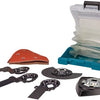 Makita accessoires multi-outils ensemble de 14 pièces pour TM3000CX3, DTM52Z etc. - 199542-0 - 199542-0
