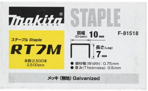 Accessoires Makita pas 10mm - f-81521