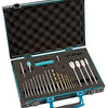 Accessoires Makita p-90255 pro xl, jeu de 40 forets et embouts de tournevis dans un étui - p-90255