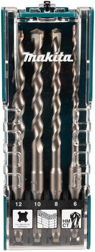 Makita accessoires p2s jeu de forets à béton | sds-plus | 4 pièces - d-74756