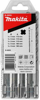 Accessoires Makita p2s sds-plus 5 6 8x110 6 8x160 - b-49052