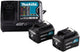 Kit source d'alimentation accessoires Makita : chargeur DC10SB + 2x batterie coulissante Li-Ion BL1041B 12V Max (10,8V) - 4,0Ah - 191L68-0