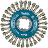 Accessoires Makita brosse ronde 115mm x-lock acier inoxydable - d-73368 d-73368