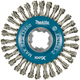 Accessoires Makita brosse ronde 115mm x-lock acier inoxydable - d-73368 d-73368