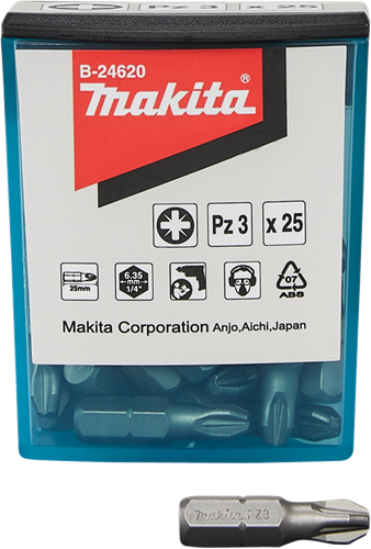 Makita accessoires embout à vis pz3x25mm - b-24620 b-24620