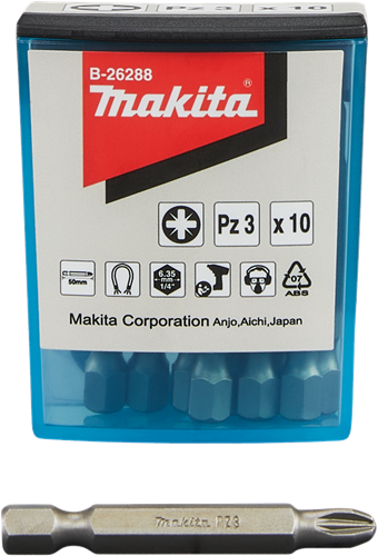 Makita accessoires embout à vis pz3x50mm - b-26288 b-26288