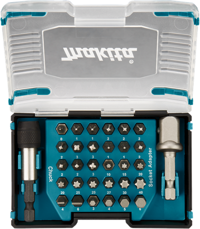 Makita accessoires jeu d'embouts de tournevis 32 pièces - d-65084 d-65084