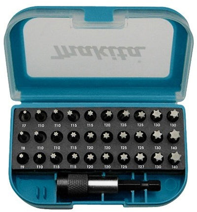 Makita accessoires jeu d'embouts de tournevis torx 31 pièces - p-73352