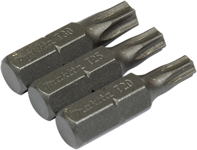 Makita accessoires jeu d'embouts de tournevis Torx 3 pièces - b-24533 - b-24533