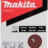 Accessoires Makita disque de ponçage 125mm velcro rouge - d-77229 - d-77229